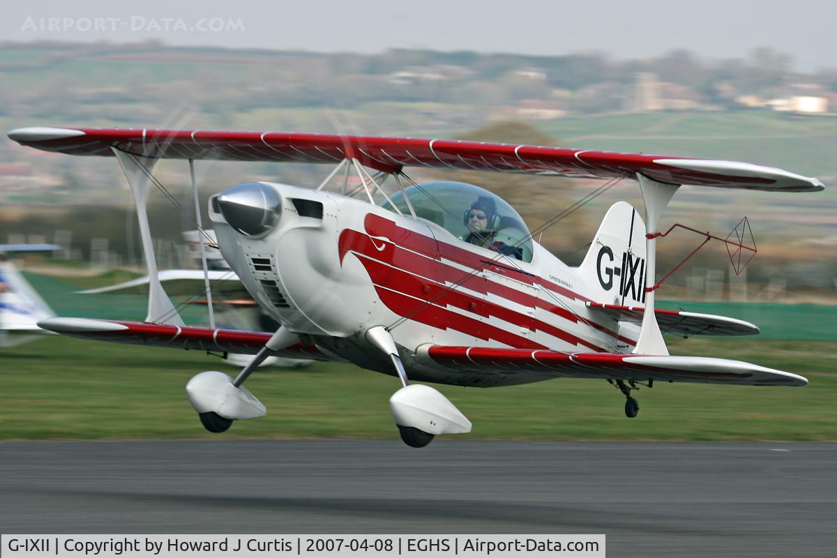 G-IXII, 1982 Christen Eagle II C/N T0001, At the PFA fly-in. Privately owned.
