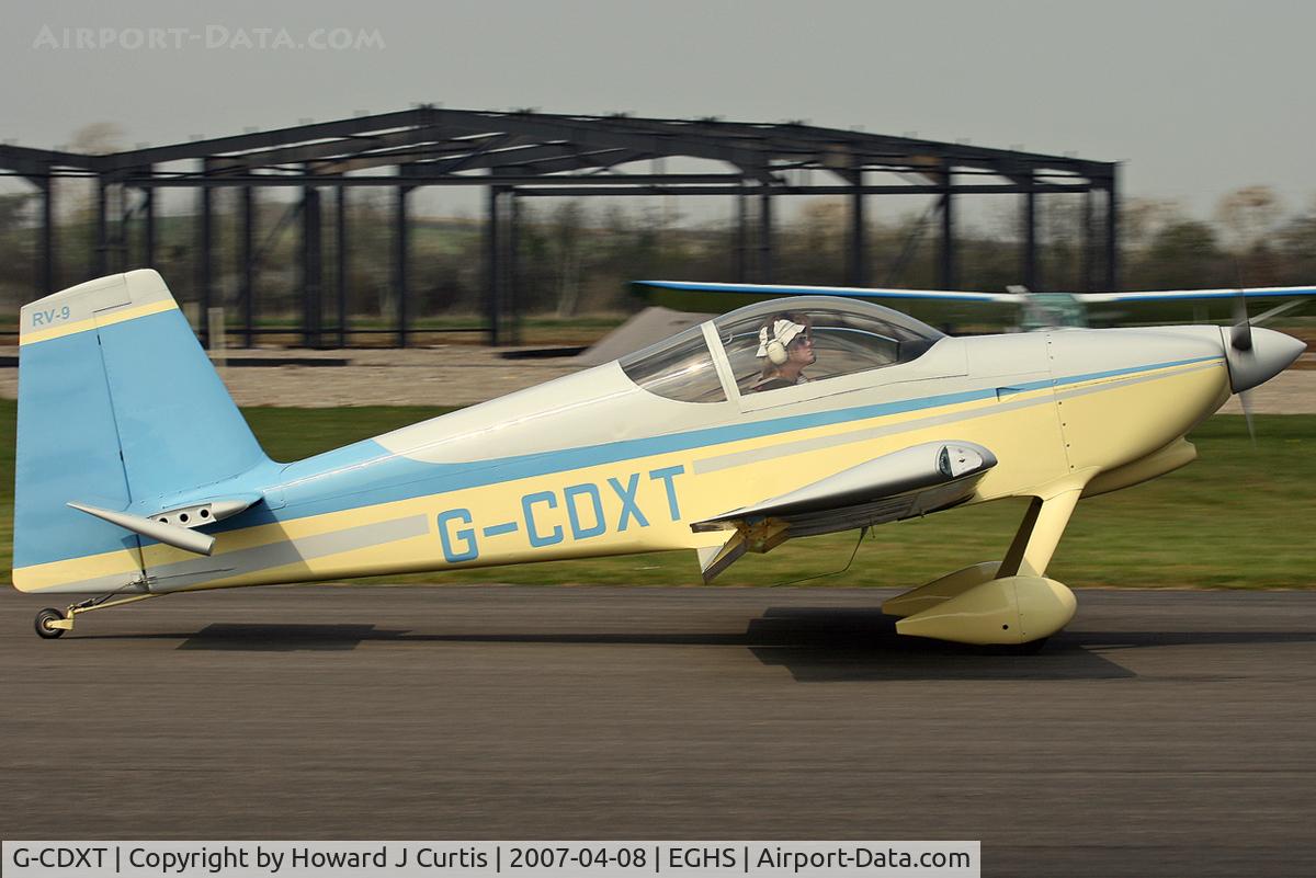 G-CDXT, 2006 Van's RV-9 C/N PFA 320-14376, At the PFA fly-in. Privately owned.