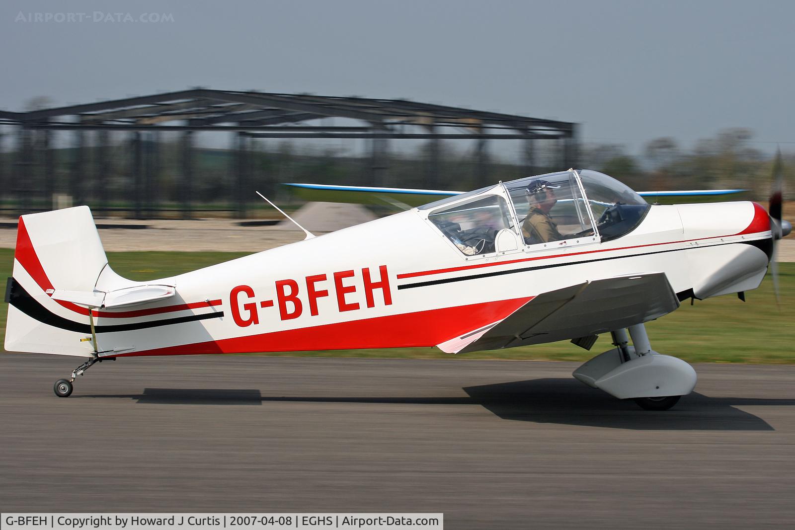 G-BFEH, 1958 Jodel D-117A Gran Tourisme C/N 828, At the PFA fly-in. Privately owned.