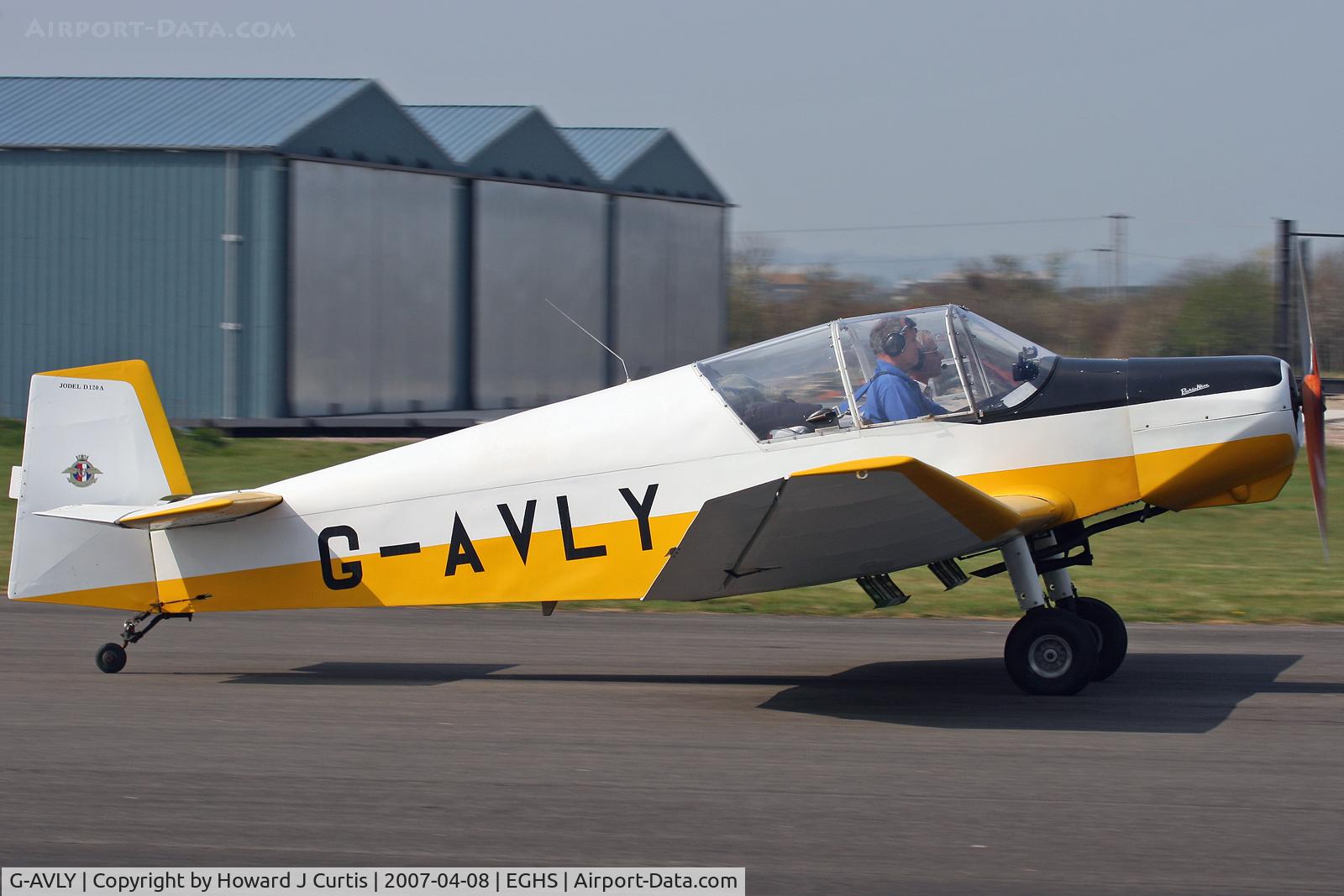G-AVLY, 1967 Jodel D-120A Paris-Nice C/N 331, At the PFA fly-in. Privately owned.