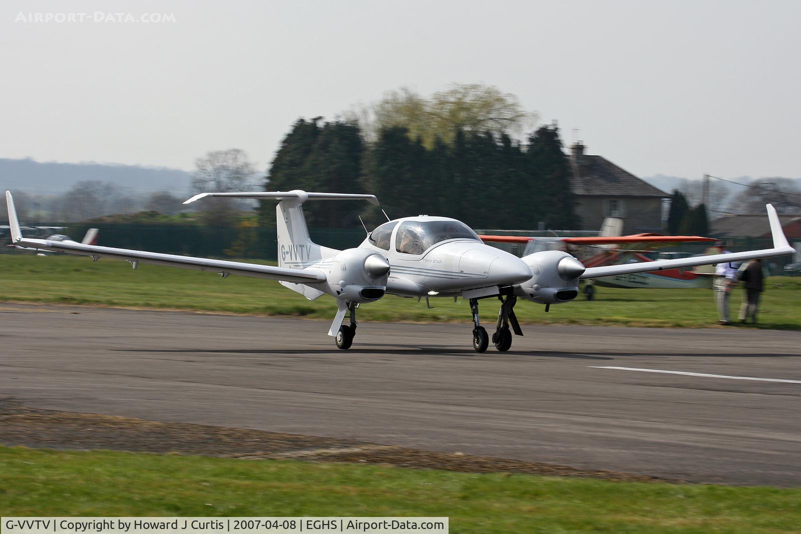 G-VVTV, 2006 Diamond DA-42 Twin Star C/N 42.170, At the PFA fly-in. Privately owned.