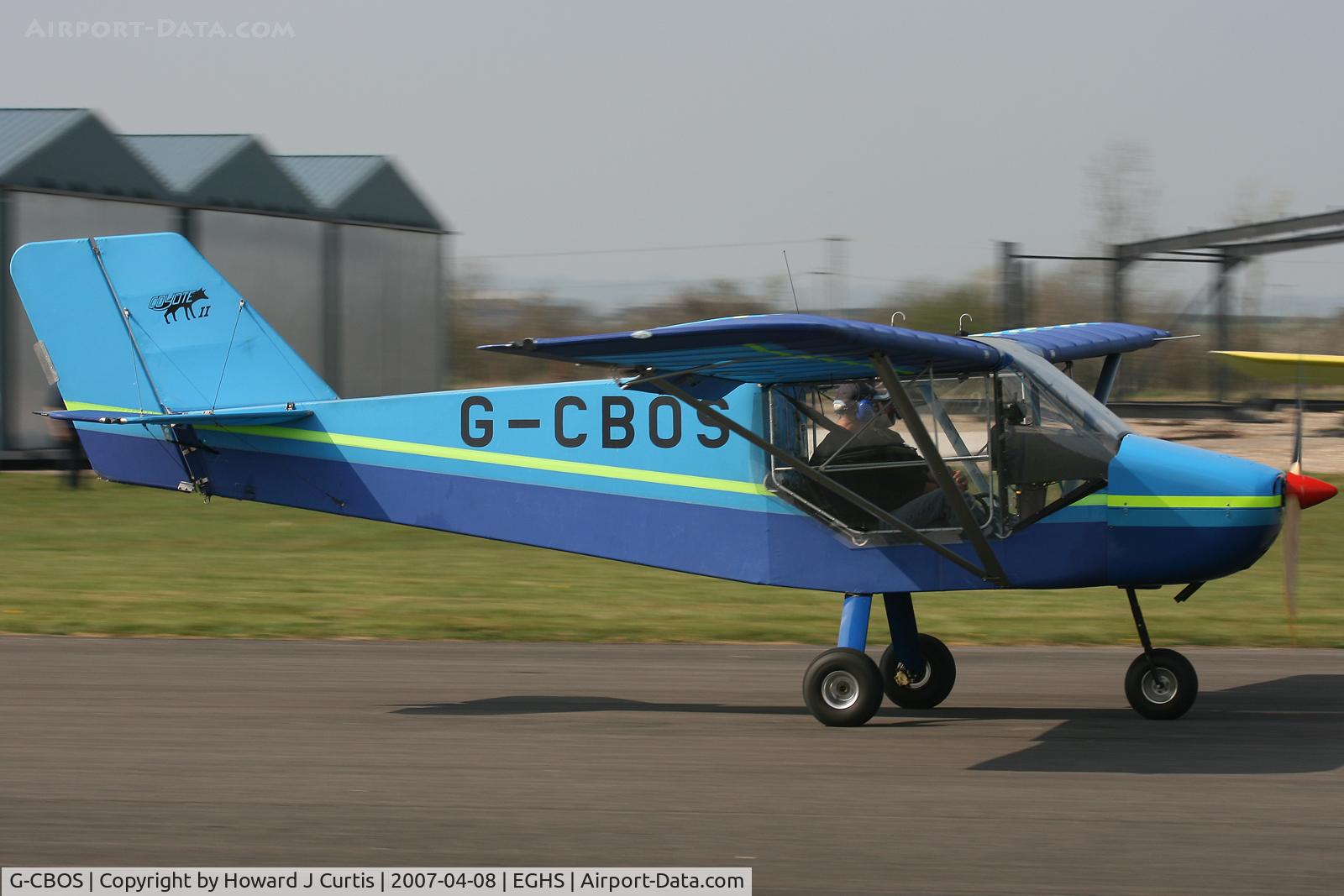 G-CBOS, 2002 Rans S-6ES Coyote II C/N PFA 204-13859, At the PFA fly-in. Privately owned.