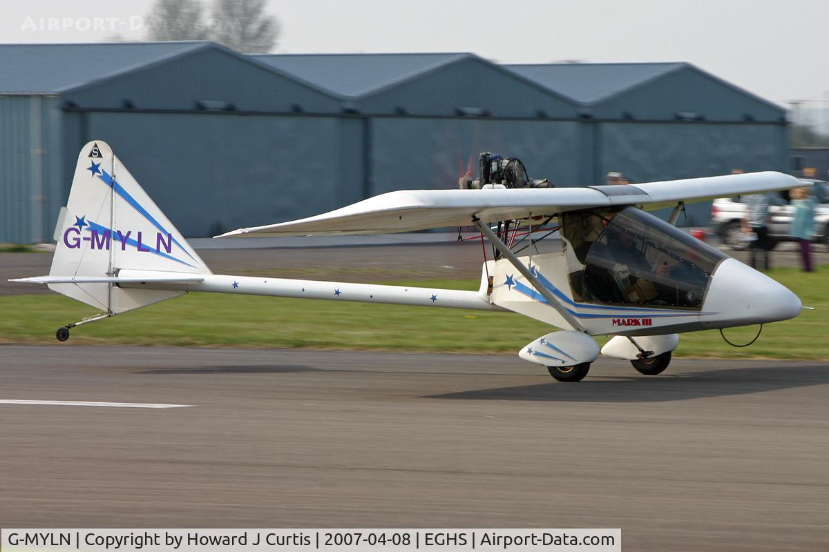 G-MYLN, 1994 Kolb Twinstar Mk III C/N PFA 205-12430, At the PFA fly-in. Privately owned.