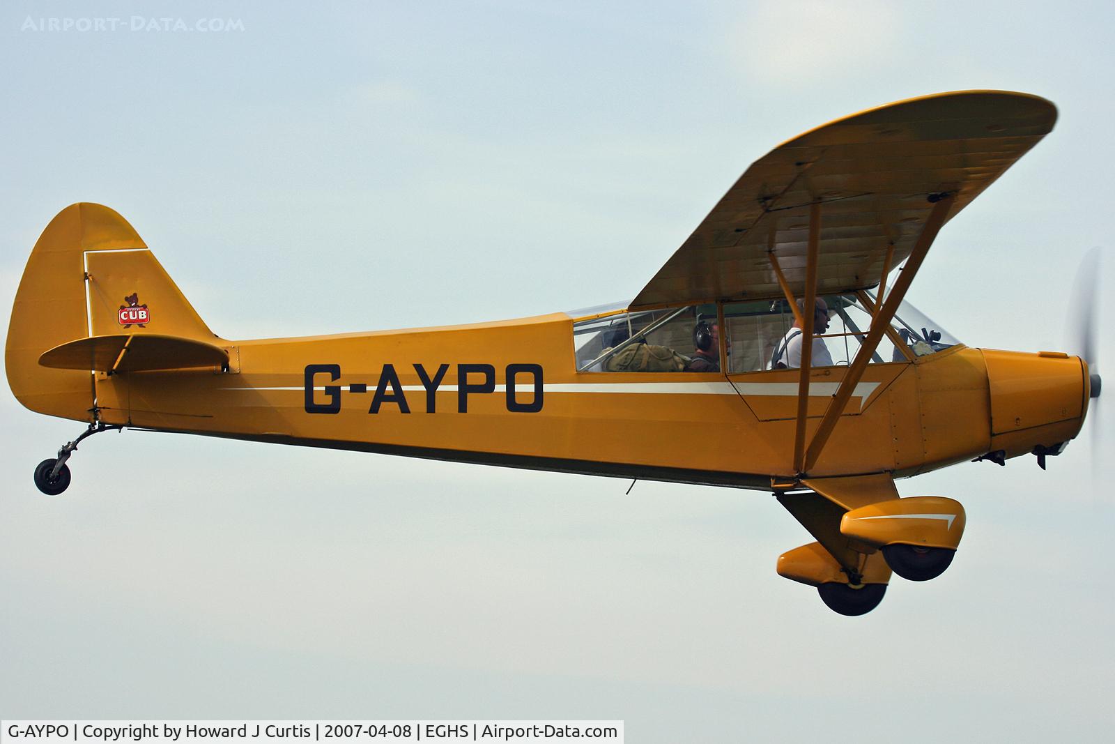 G-AYPO, 1951 Piper L-18C Super Cub C/N 18-1615, At the PFA fly-in. Privately owned.