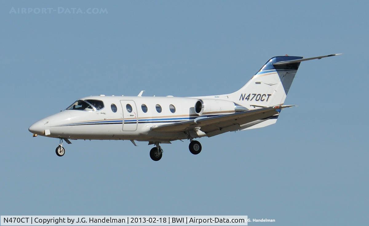 N470CT, 2007 Hawker Beechcraft 400A Beechjet C/N RK-536, On final to 33L