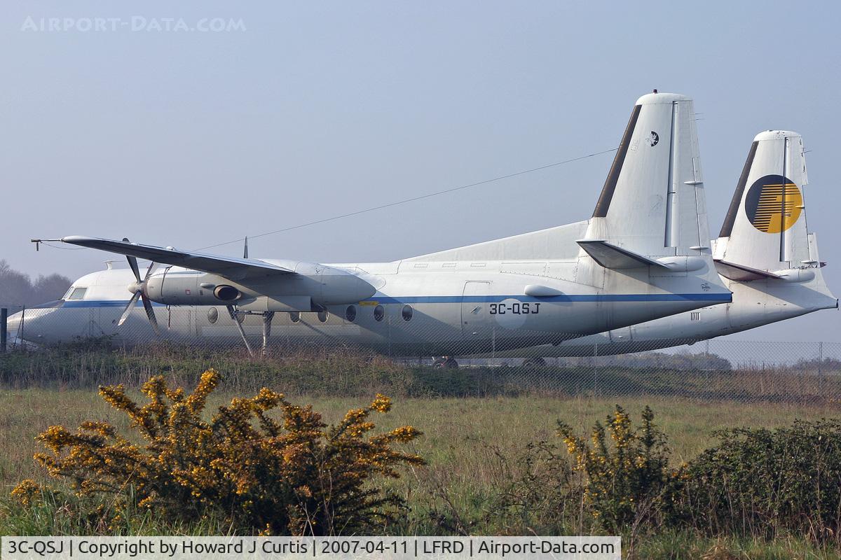 3C-QSJ, 1960 Fokker F.27-100 Friendship C/N 10149, Stored here.