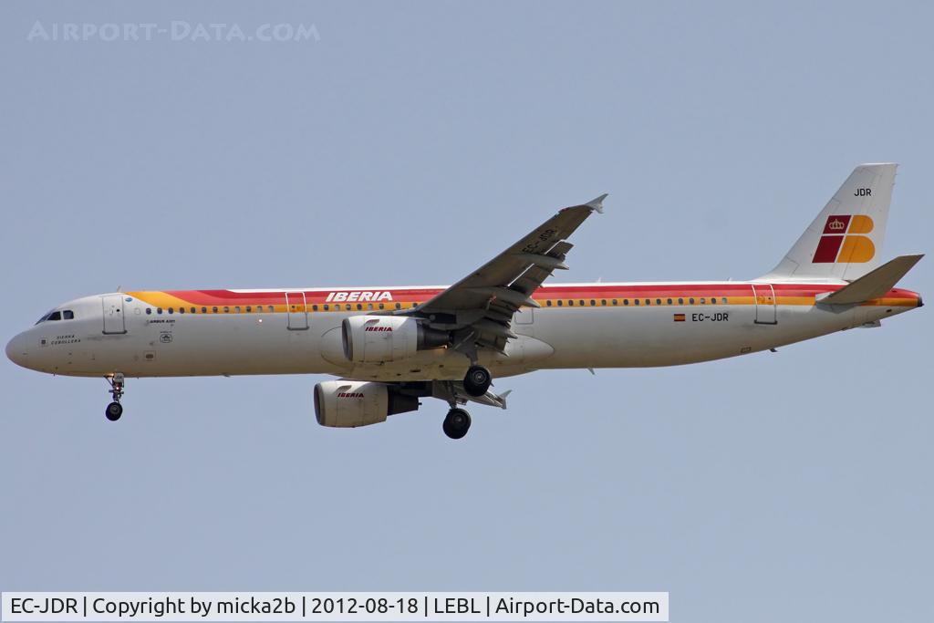 EC-JDR, 2005 Airbus A321-211 C/N 2488, Landing