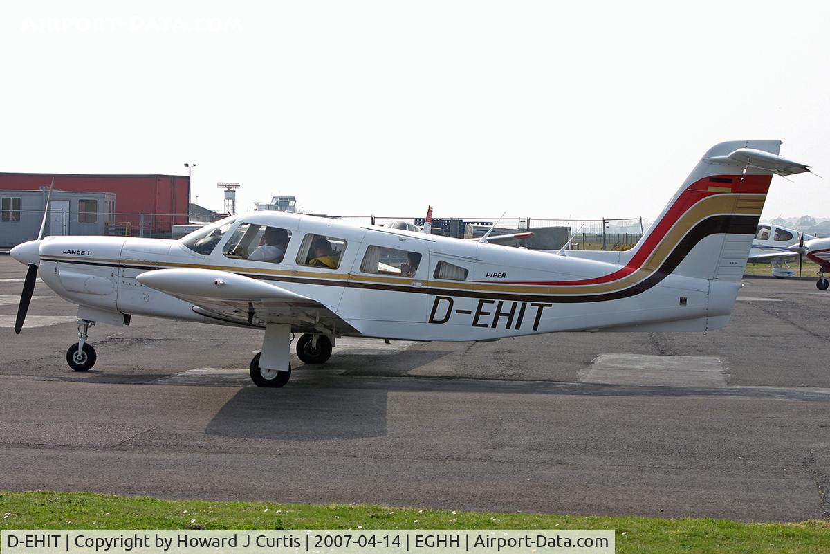 D-EHIT, 1978 Piper PA-32RT-300 Lance II C/N 32R-7885061, Privately owned.
