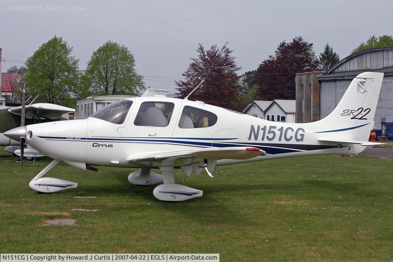 N151CG, 2002 Cirrus SR22 C/N 0344, Privately owned.