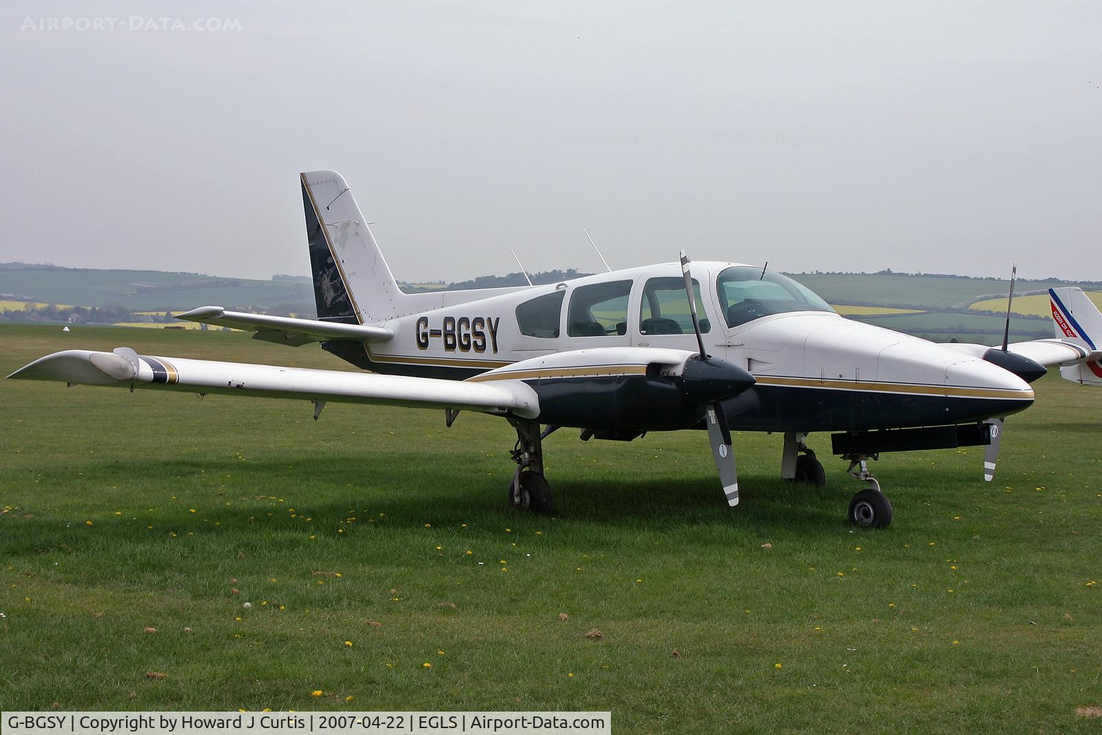 G-BGSY, 1979 Gulfstream American GA-7 Cougar C/N GA7-0096, Privately owned.