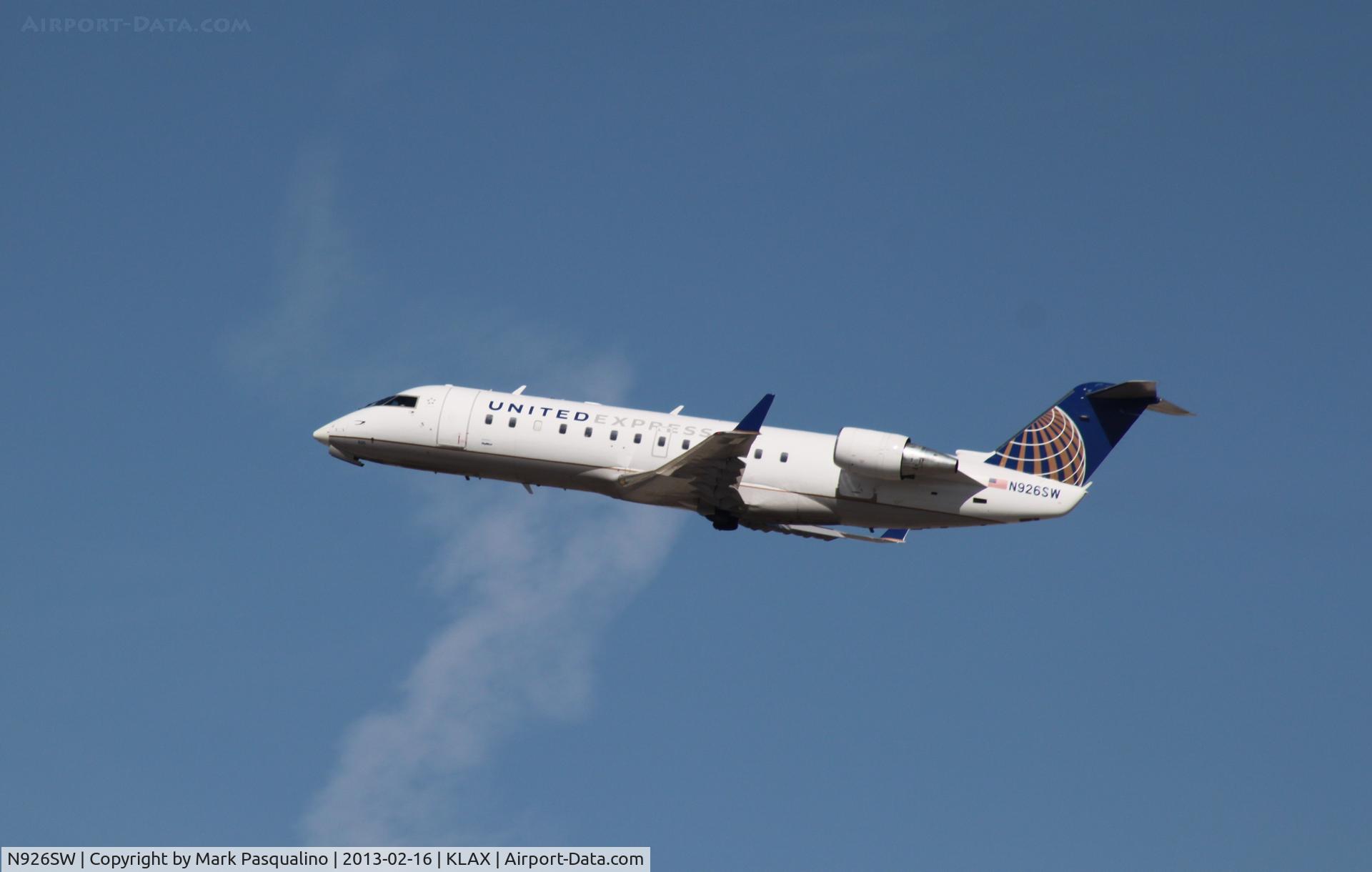 N926SW, 2002 Bombardier CRJ-200LR (CL-600-2B19) C/N 7687, CL-600-2B19