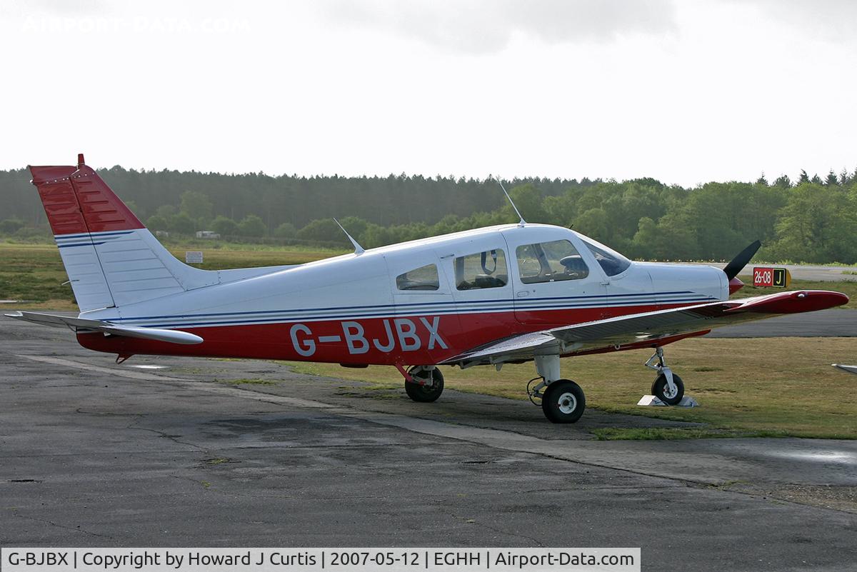 G-BJBX, 1981 Piper PA-28-161 Cherokee Warrior II C/N 28-8116269, Privately owned.