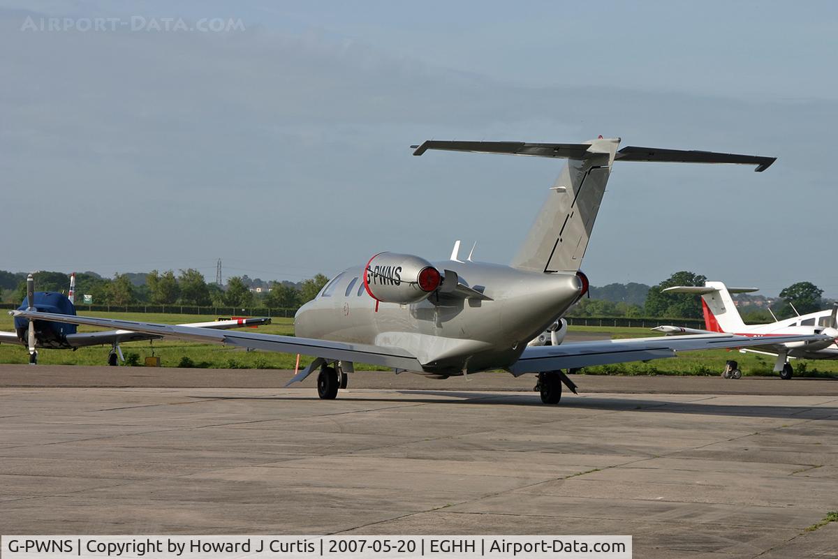 G-PWNS, 1996 Cessna 525 CitationJet C/N 525-0153, c/n 525-0153. Hangar 8 Management.