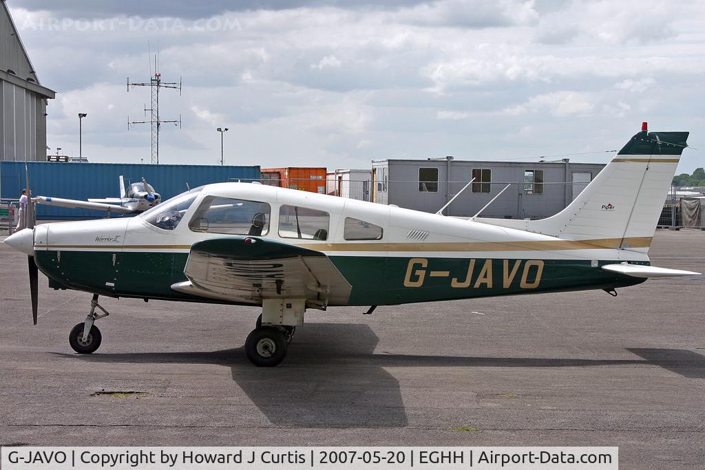 G-JAVO, 1979 Piper PA-28-161 Warrior C/N 28-8016130, Privately owned.