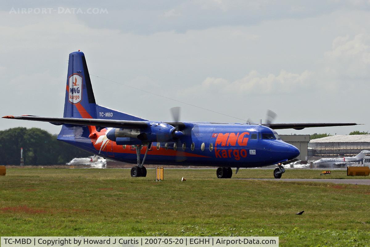 TC-MBD, 1976 Fokker F-27-500RCF Friendship C/N 10531, MNG Kargo