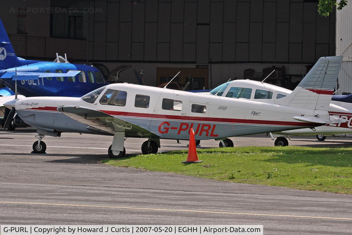 G-PURL, 1994 Piper PA-32R-301 Saratoga II HP C/N 3213078, Privately owned.