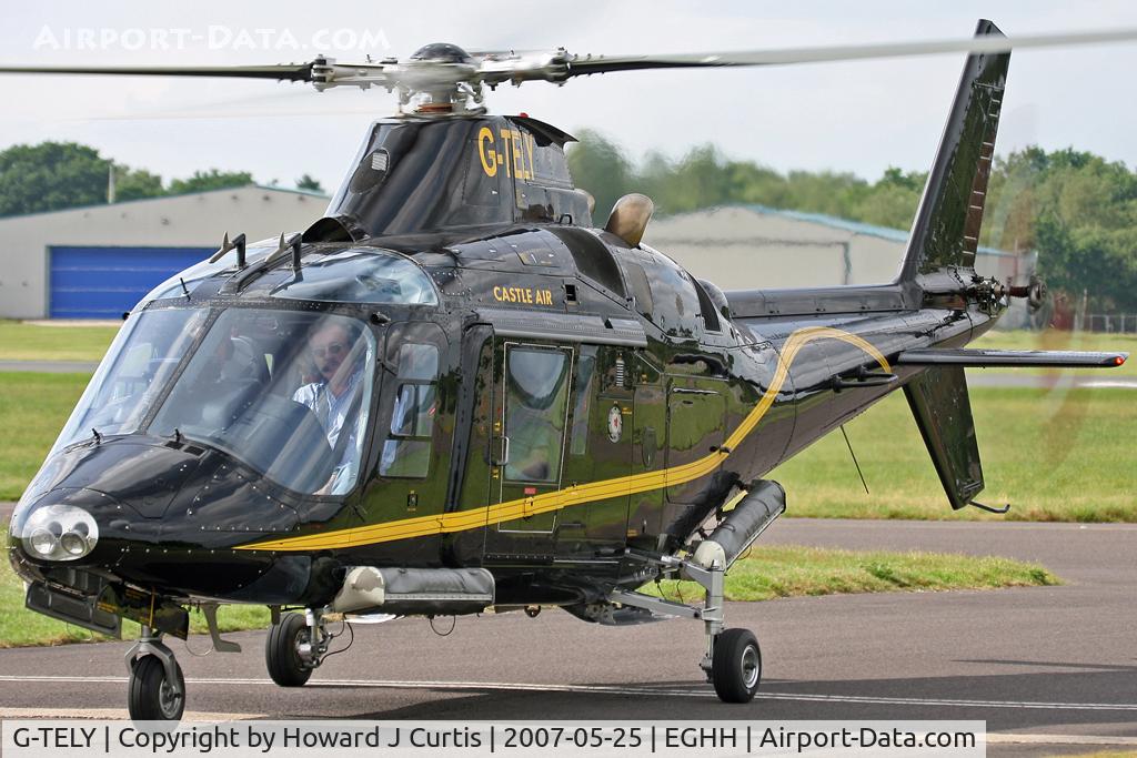 G-TELY, 1984 Agusta A109A II C/N 7326, Privately owned.