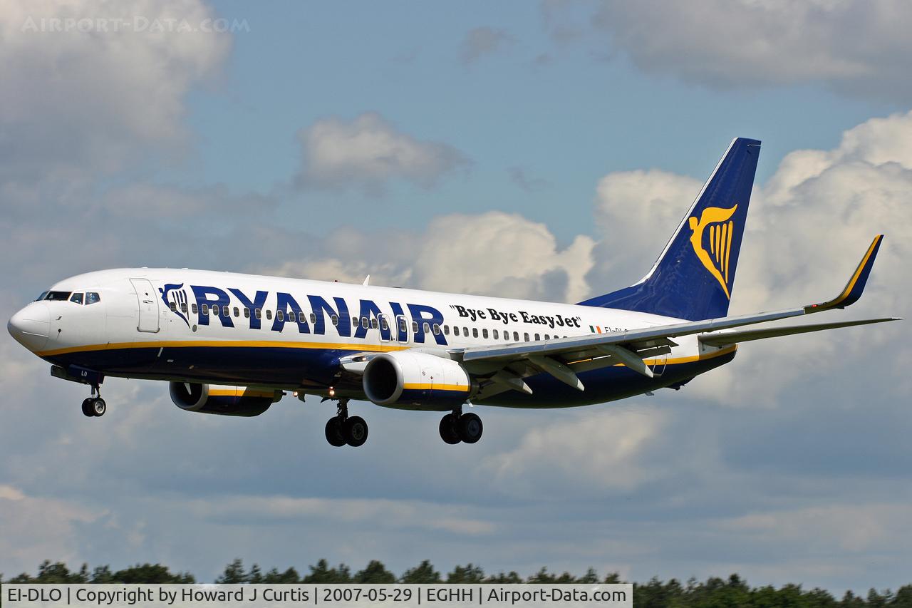 EI-DLO, 2006 Boeing 737-8AS C/N 34178, Ryanair.