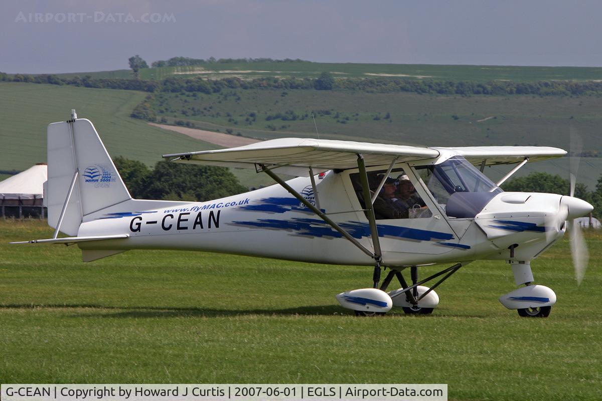 G-CEAN, 2006 Comco Ikarus C42 FB80 C/N 0606-6825, Privately owned.