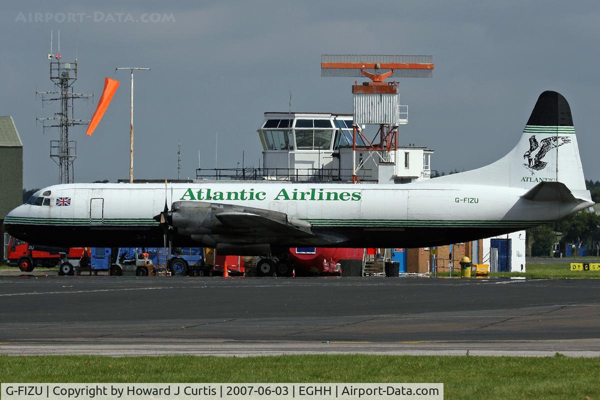 G-FIZU, 1960 Lockheed L-188C(F) Electra C/N 2014, Atlantic Airlines.