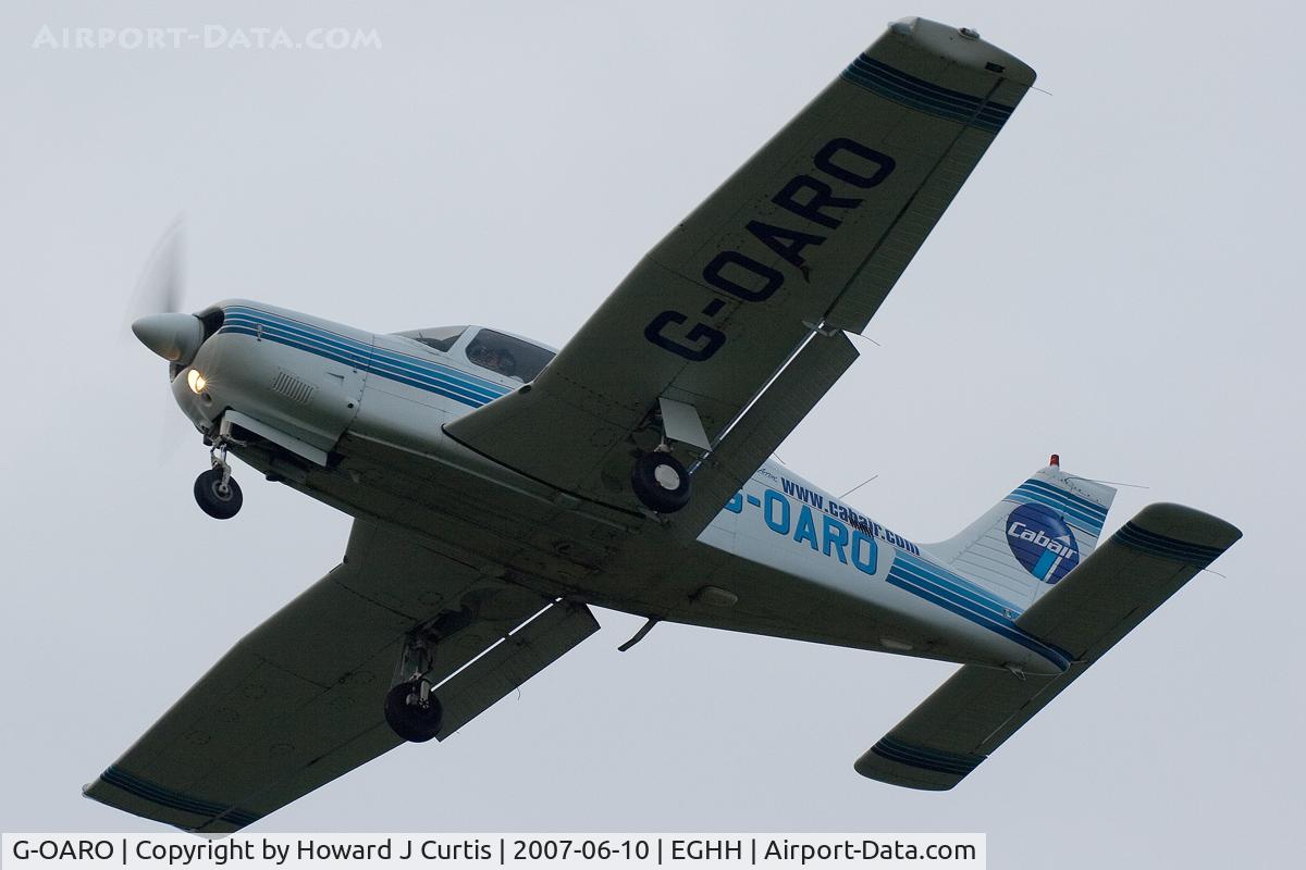 G-OARO, 1988 Piper PA-28R-201 Cherokee Arrow III C/N 2837006, Privately owned.