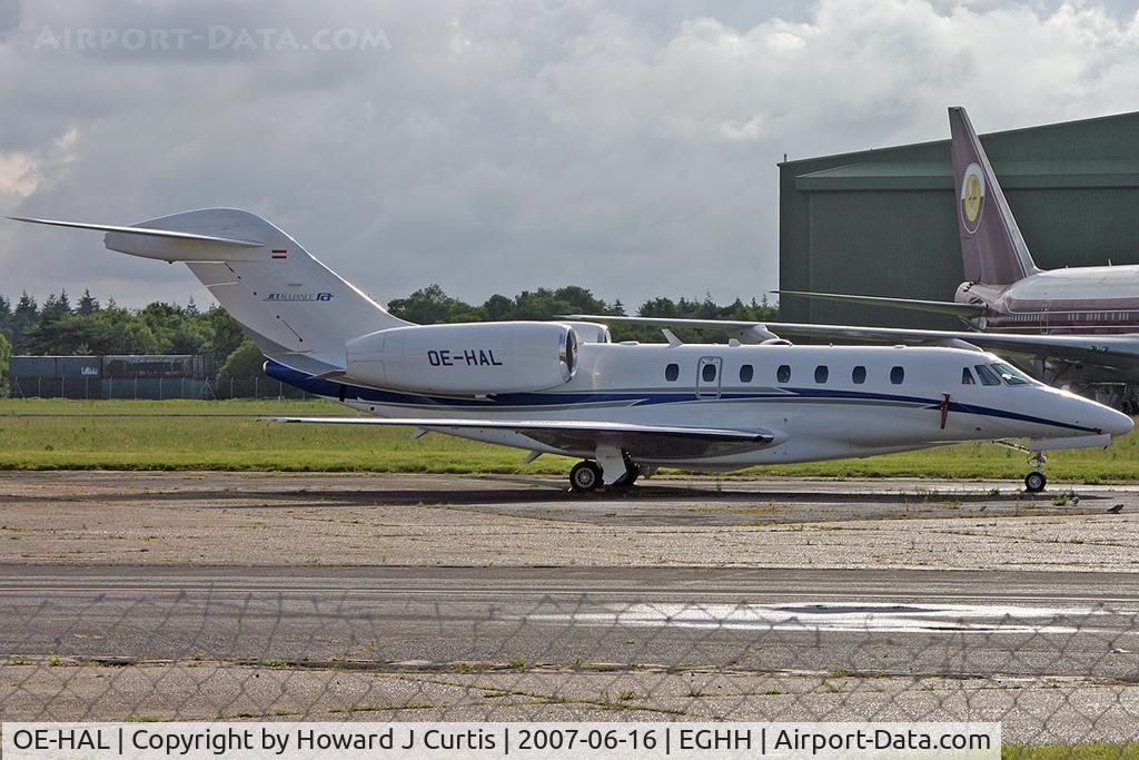 OE-HAL, 2006 Cessna 750 Citation X Citation X C/N 750-0259, Jet Alliance