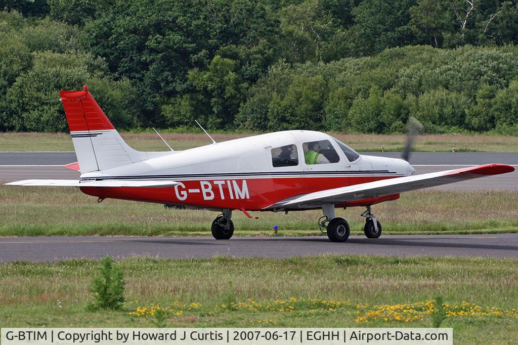 G-BTIM, 1989 Piper PA-28-161 Cadet C/N 2841159, Privately owned.
