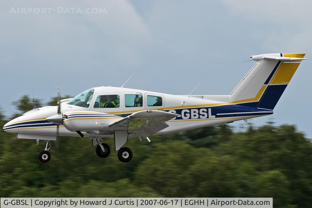 G-GBSL, 1979 Beech 76 Duchess C/N ME-265, Privately owned.