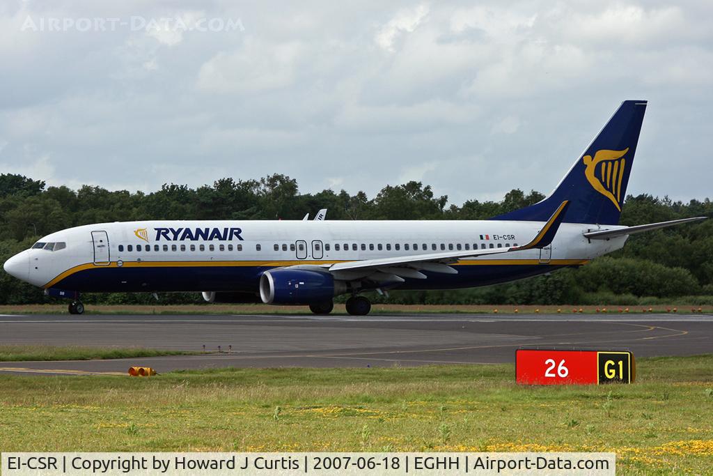 EI-CSR, 2001 Boeing 737-8AS C/N 29931, Ryanair, old colours.