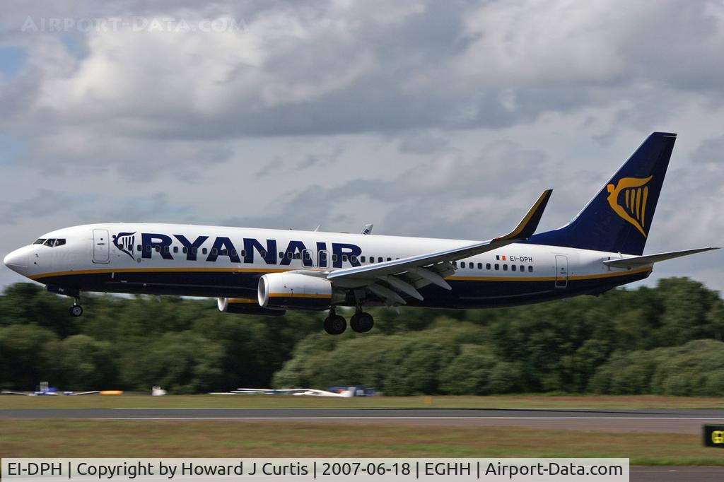 EI-DPH, 2007 Boeing 737-8AS C/N 33624, Ryanair