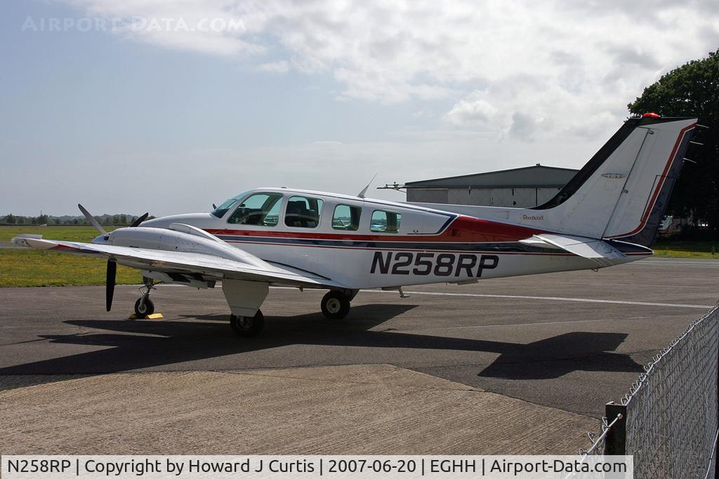 N258RP, 1994 Beech 58 Baron C/N TH-1737, Privately owned.