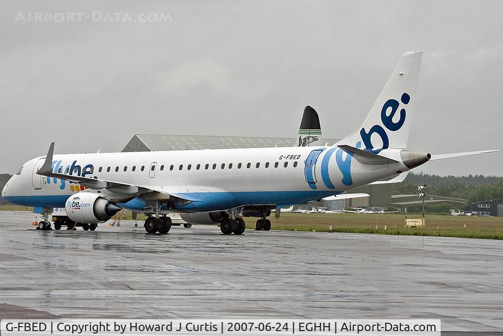 G-FBED, 2007 Embraer 195LR (ERJ-190-200LR) C/N 19000084, flybe