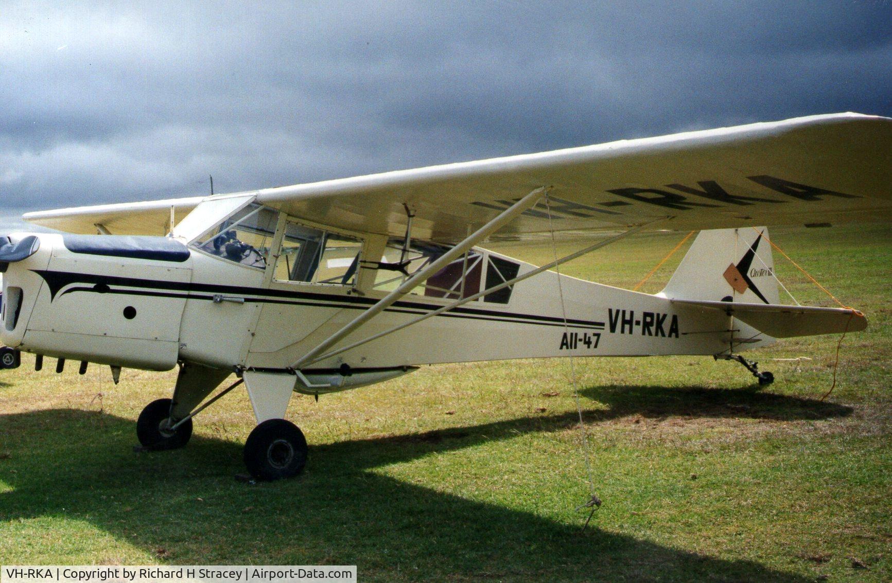 VH-RKA, 1942 Taylorcraft E Auster 3 C/N 531, Taken at Toowoomba Airport Qld. Australia in 2003