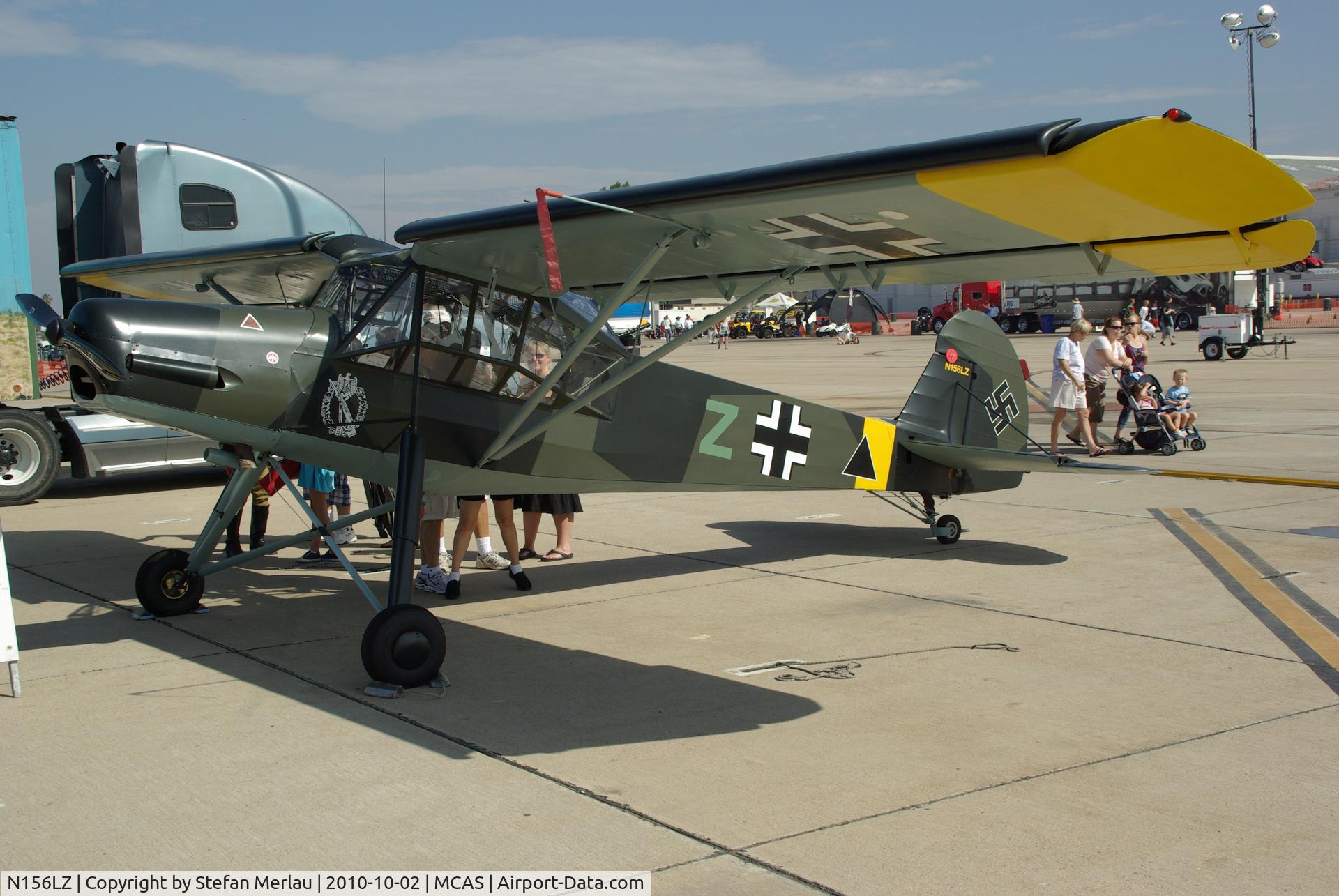 N156LZ, 2009 Fieseler Fi-156C Storch Replica C/N SA-001K, Miramar Airshow 2010