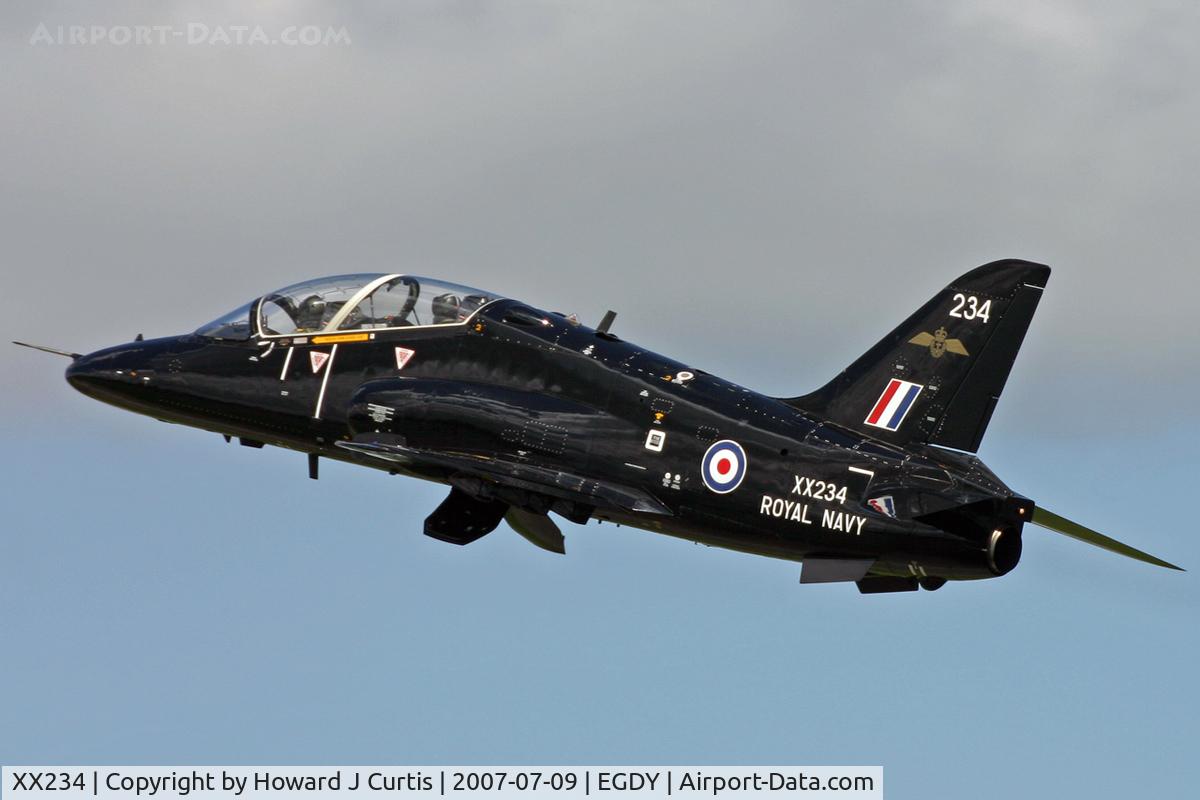 XX234, 1978 Hawker Siddeley Hawk T.1 C/N 070/312070, Royal Navy