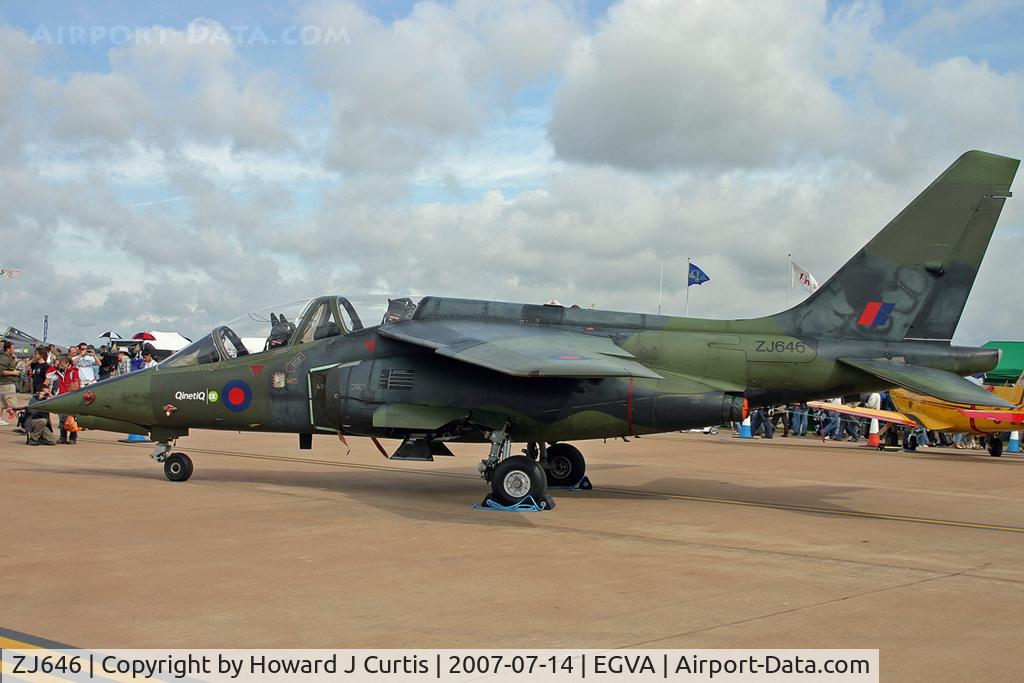 ZJ646, 1981 Dassault-Dornier Alpha Jet A C/N 0155, RIAT 2007. QinetiQ