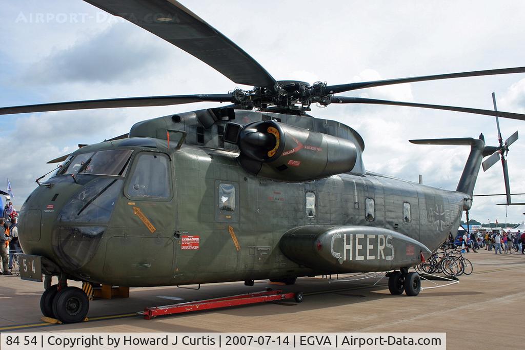84 54, Sikorsky (VFW-Fokker) CH-53G C/N V65-052, RIAT 2007. German Army.