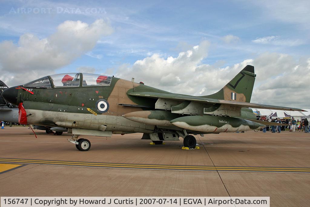156747, LTV TA-7C Corsair II C/N E-014, RIAT 2007. Hellenic Air Force.