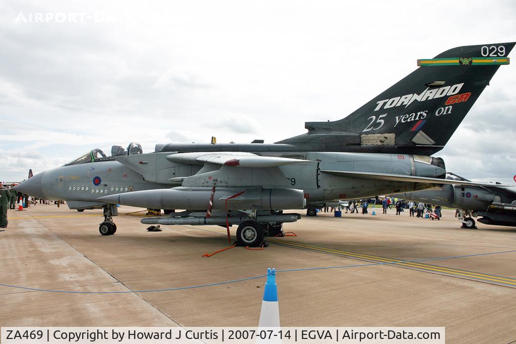 ZA469, 1983 Panavia Tornado GR.4 C/N 288/BS099/3135, RIAT 2007. Coded 029. Special marks for 25 years of the Tornado.