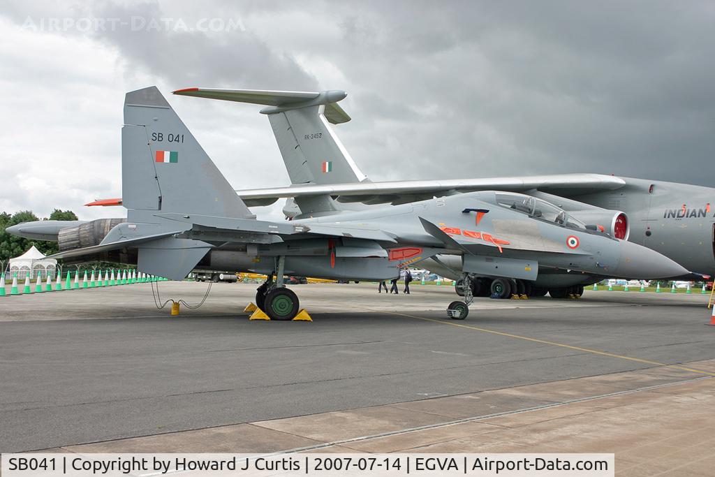 SB041, Sukhoi Su-30MKI C/N 10MK2307, RIAT 2007. Indian Air Force.
