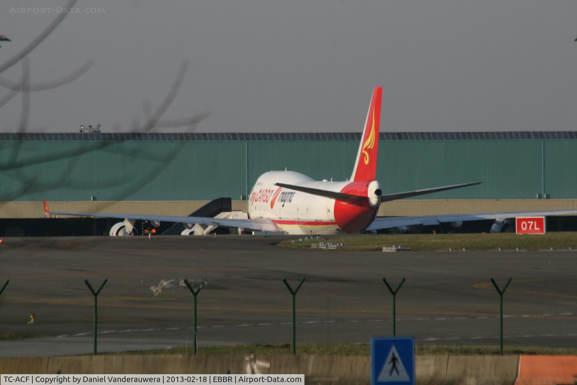 TC-ACF, 1993 Boeing 747-481 C/N 25645, Parked on BRUCARGO apron