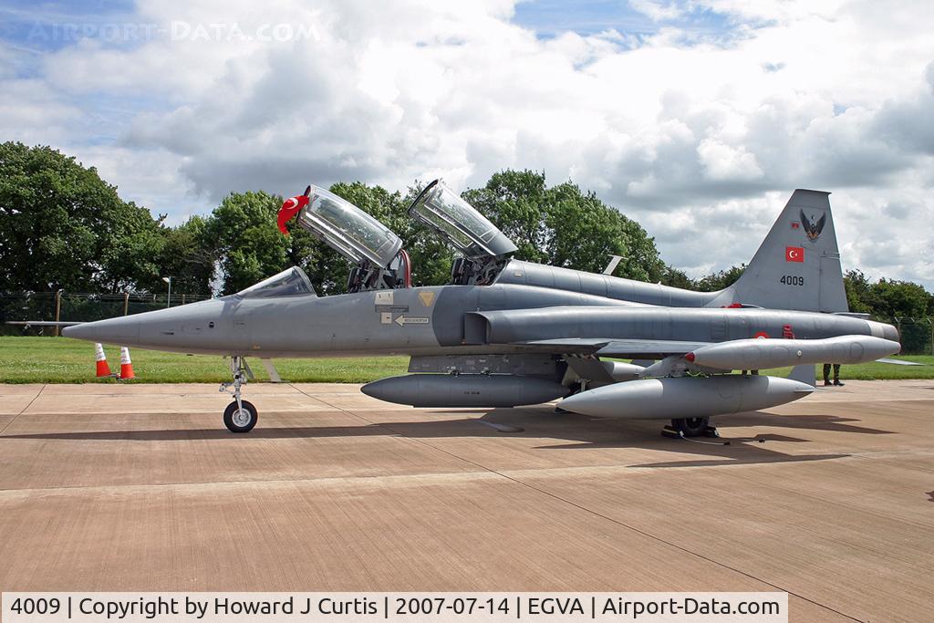 4009, 1969 Canadair NF-5B Freedom Fighter C/N 4009, RIAT 2007. Turkish Air Force.