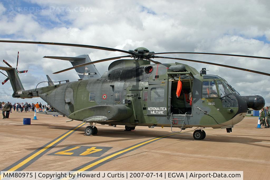 MM80975, Agusta HH-3F Pelican C/N 6202, RIAT 2007. Italian AF. Starboard side view.