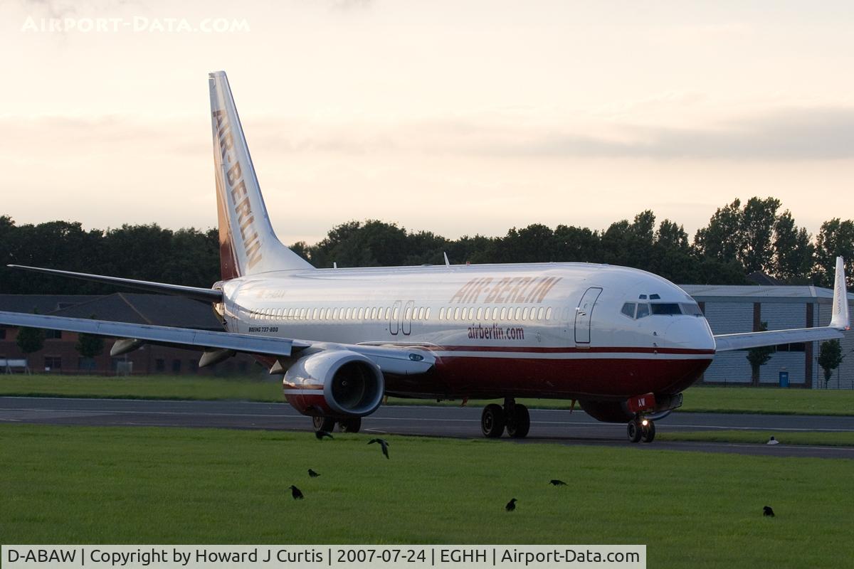 D-ABAW, 2000 Boeing 737-86J C/N 30062, Air Berlin.