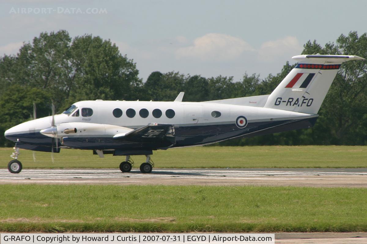 G-RAFO, 2003 Raytheon B200 King Air C/N BB-1836, 3 FTS.