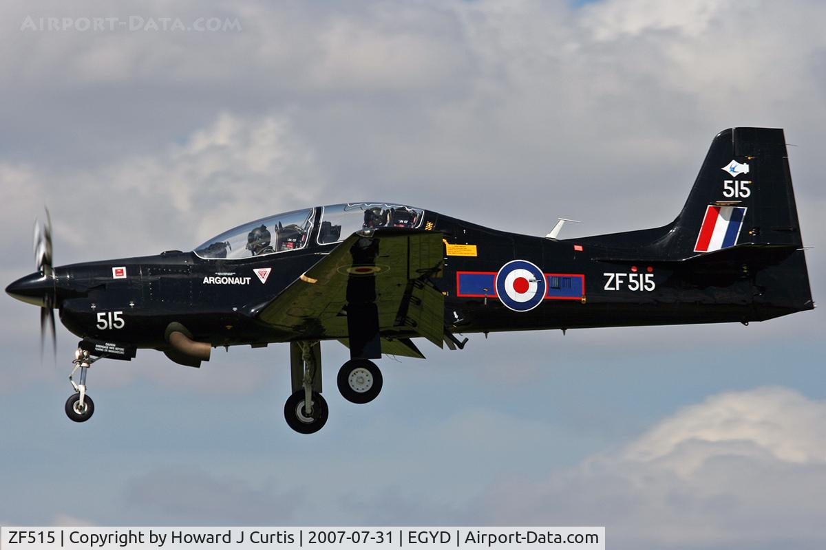 ZF515, 1992 Short S-312 Tucano T1 C/N S159/T130, 1 FTS/72(R) Squadron; 'Argonaut'.