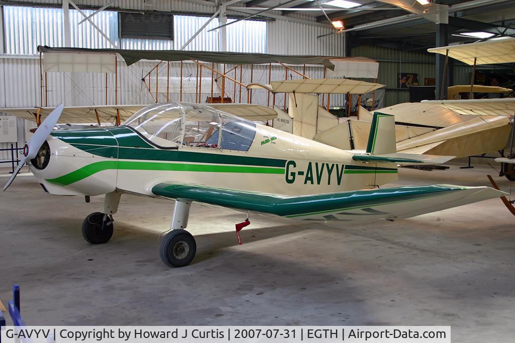 G-AVYV, 1964 Jodel (Wassmer) D-120 Paris-Nice C/N 252, Privately owned.
