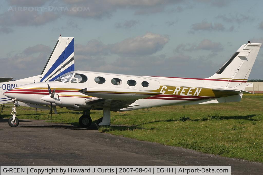 G-REEN, 1972 Cessna 340 C/N 340-0063, Privately owned.