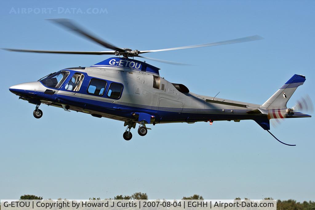 G-ETOU, 2006 Agusta A-109S Grand C/N 22028, Privately owned.