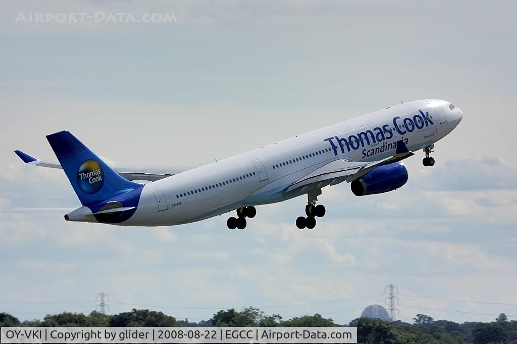 OY-VKI, 2000 Airbus A330-343X C/N 357, Late afternoon departure